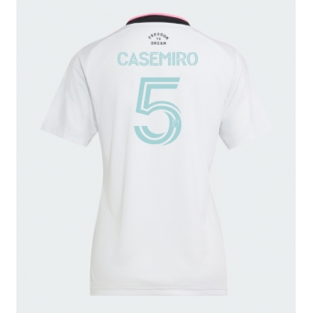 Inter Miami Casemiro #5 Maglia Gara Terza Repliche 2026-27 Donna Maniche Corte